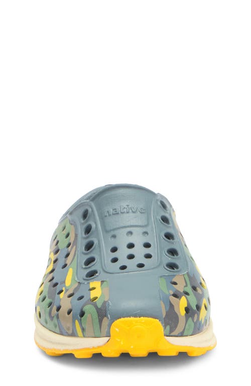 Native Shoes Robbie Floral Water Friendly Perforated Slip-on In Gray