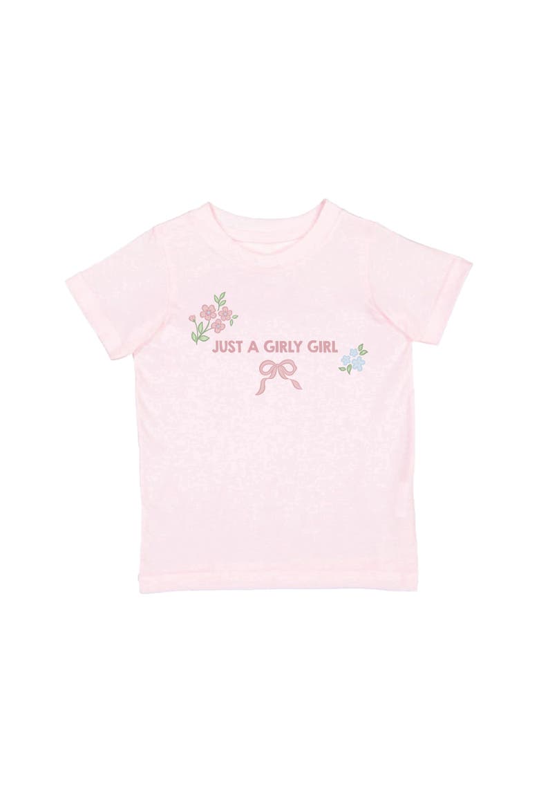 Just A Girly Girl Short Sleeve T-shirt (baby), Main, color, Ballet