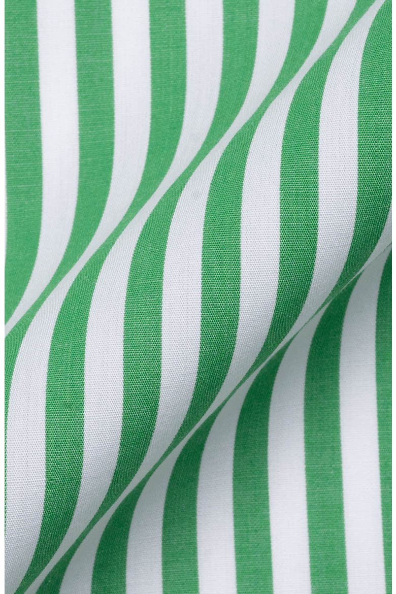 Bengal Striped Pima Cotton Wrinkle Resistant Shirt, Alternate, color, Green Bengal Stripe