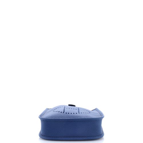 Pre-owned Hermes Hermes Evelyne Bag Gen Iii Clemence Tpm In Blue