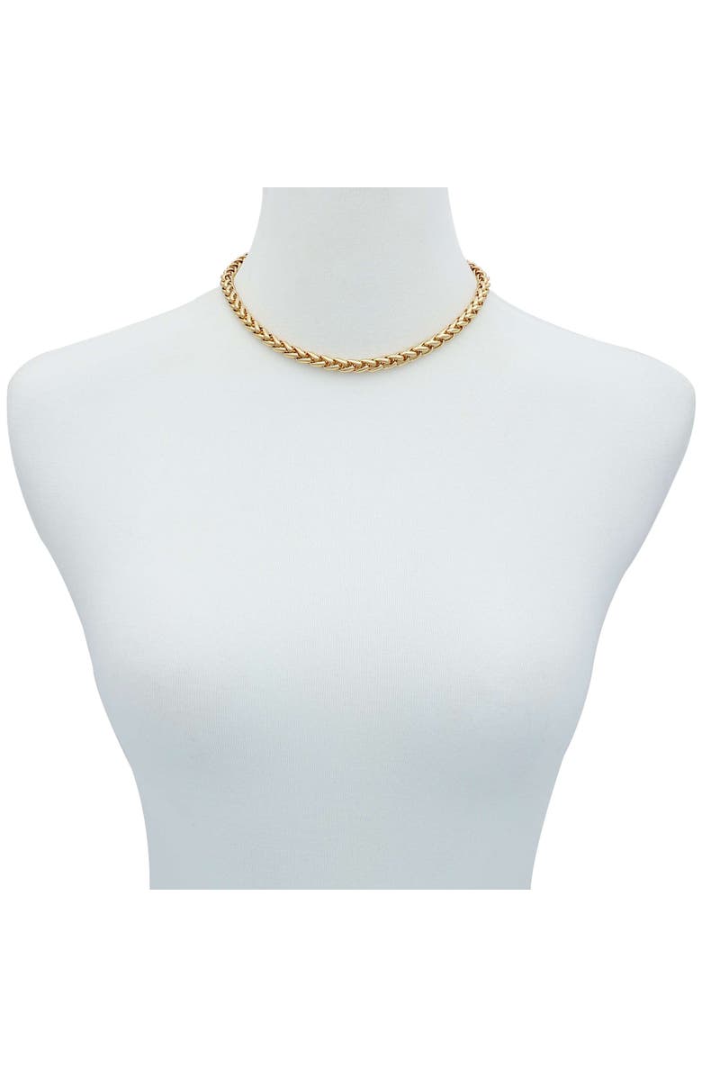 Vince Camuto Chain Necklace, Alternate, color, 14K Gold Plated