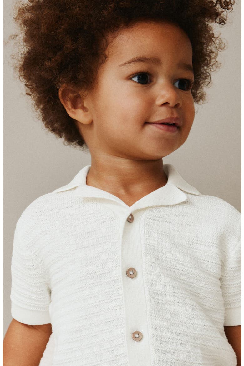Kids' Collar Cardigan, Alternate, color, NEUTRAL