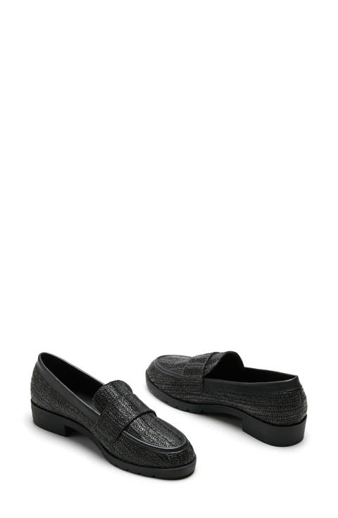 Fern Raffia Penny Loafer (Women)