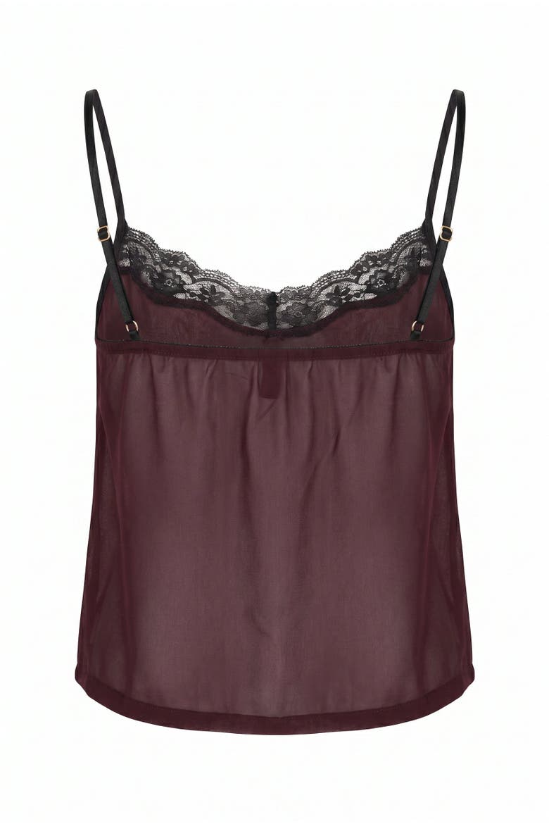 Rouge Amour Camisole Set, Alternate, color, Burgundy
