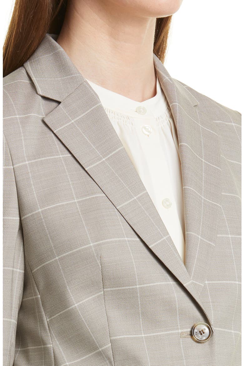 Jabielle Wool & Silk Suit Jacket, Alternate, color, SAND FANTASY