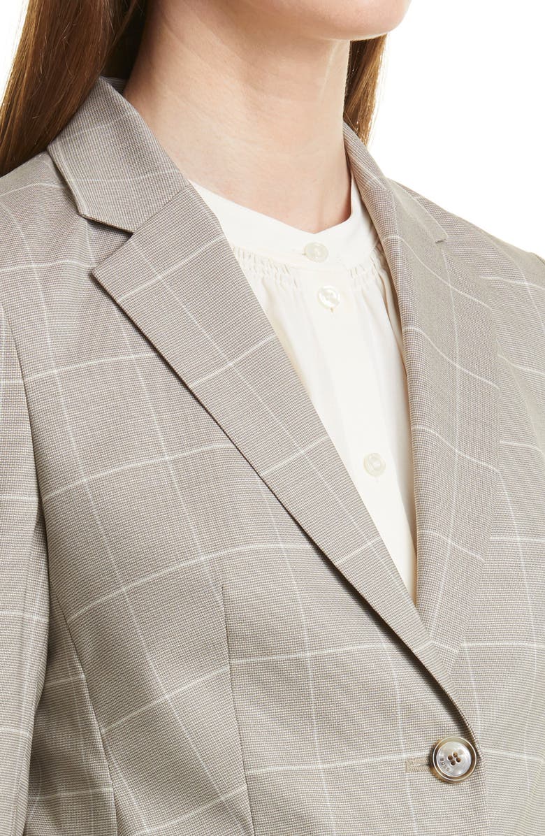 BOSS Jabielle Wool & Silk Suit Jacket, Alternate, color,