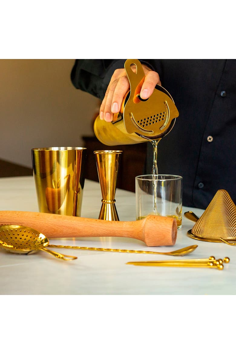14-Piece Craft Bar Set, Gold, Alternate, color, Gold