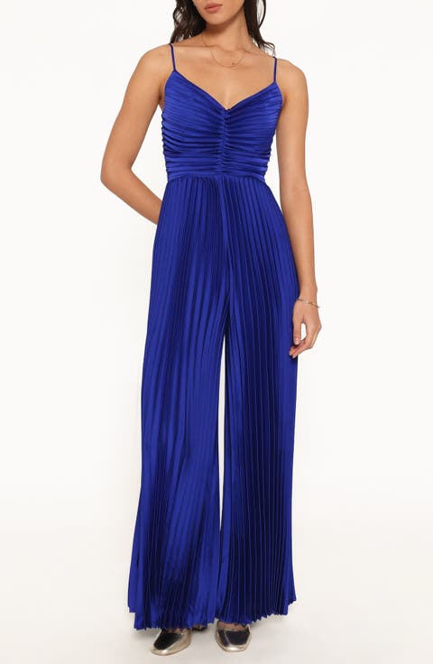 Angelique Pleated Wide Leg Jumpsuit