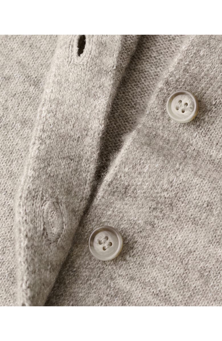 MANGO Crewneck Cardigan, Alternate, color, Light/ Pastel Grey