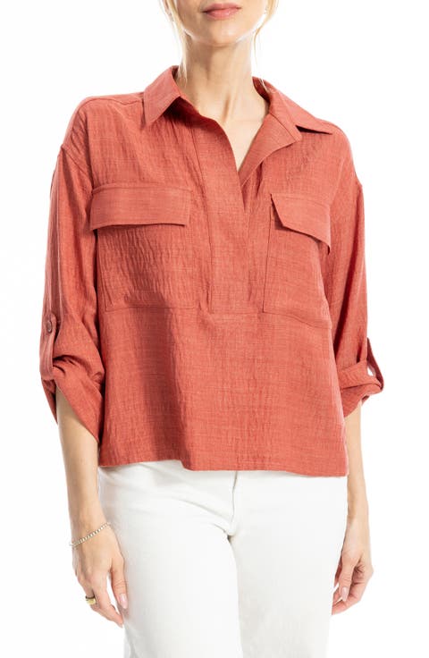 Collared Textured Shirt