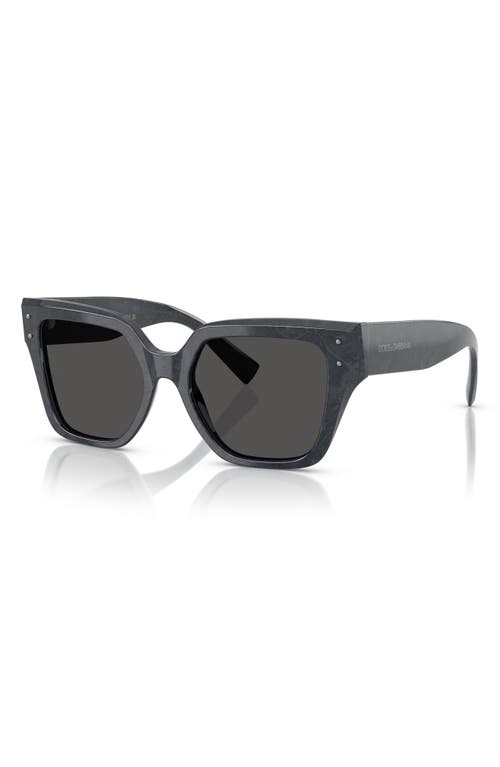 Dolce & Gabbana Dolce&gabbana 52mm Square Sunglasses In Grey