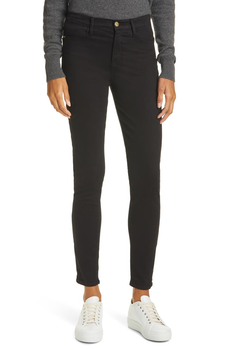 FRAME Le High Skinny Sateen Jeans, Main, color,