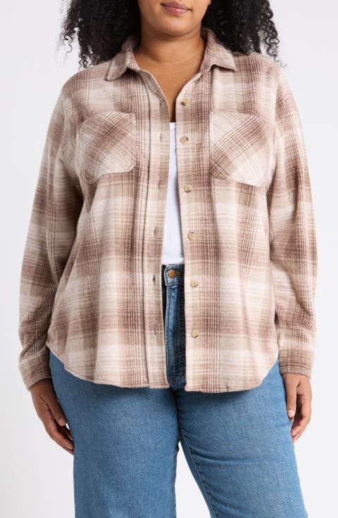 Savi Plaid Shirtjacket
