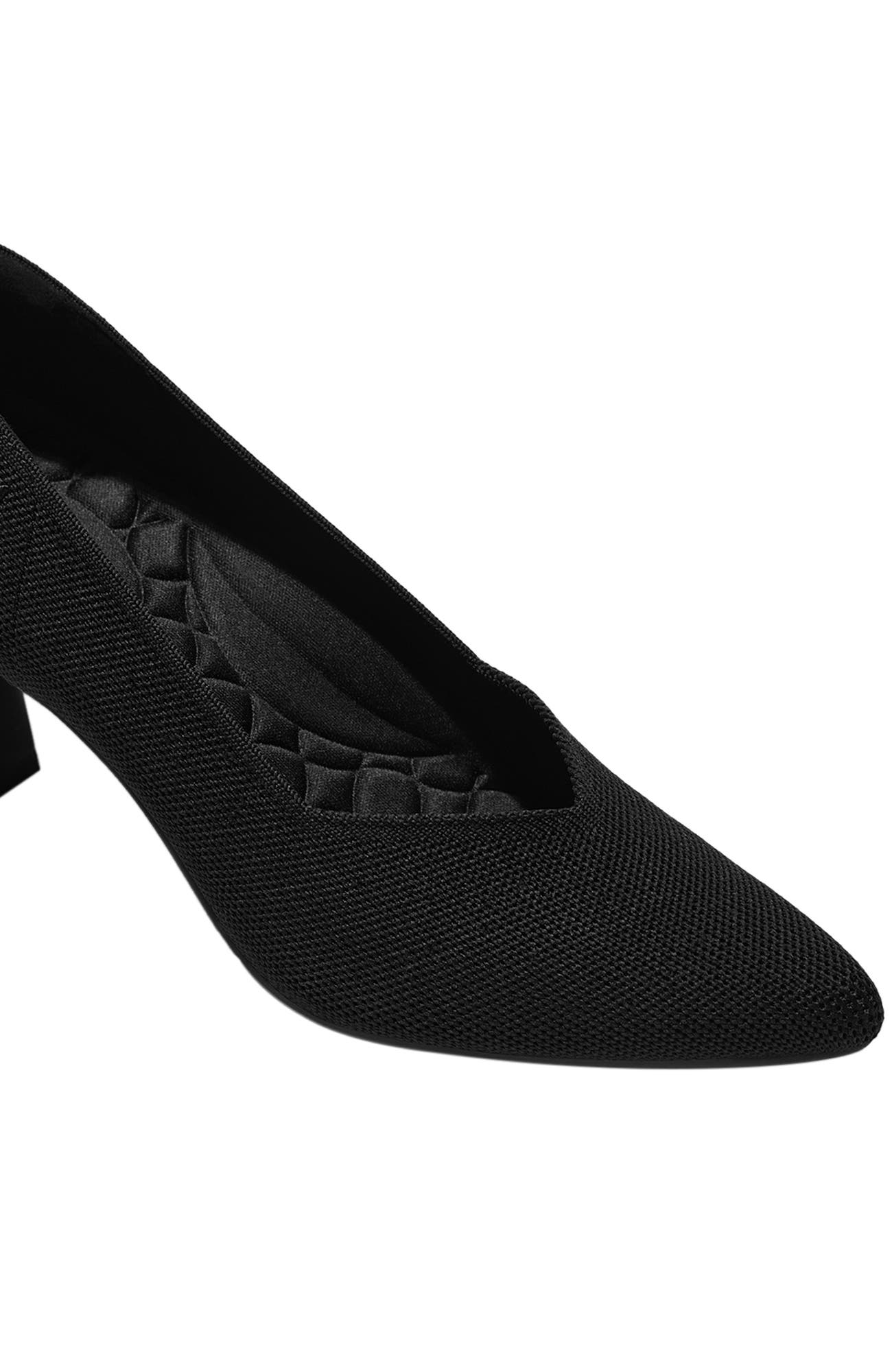 VIVAIA Pointed-Toe Mid Heels, Alternate, color, Black