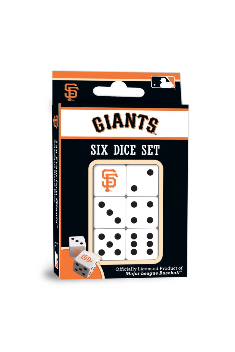 San Francisco Giants Dice Set, Main, color, Multicolor