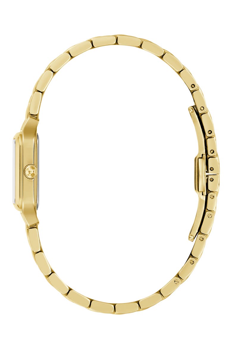 Classic Sutton Square Bracelet Watch, 23mm, Alternate, color, GOLD-TONE