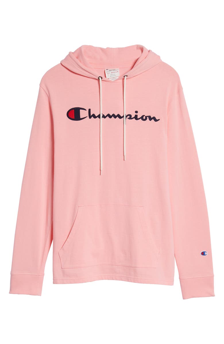 Champion Embroidered Logo Hoodie, Alternate, color,