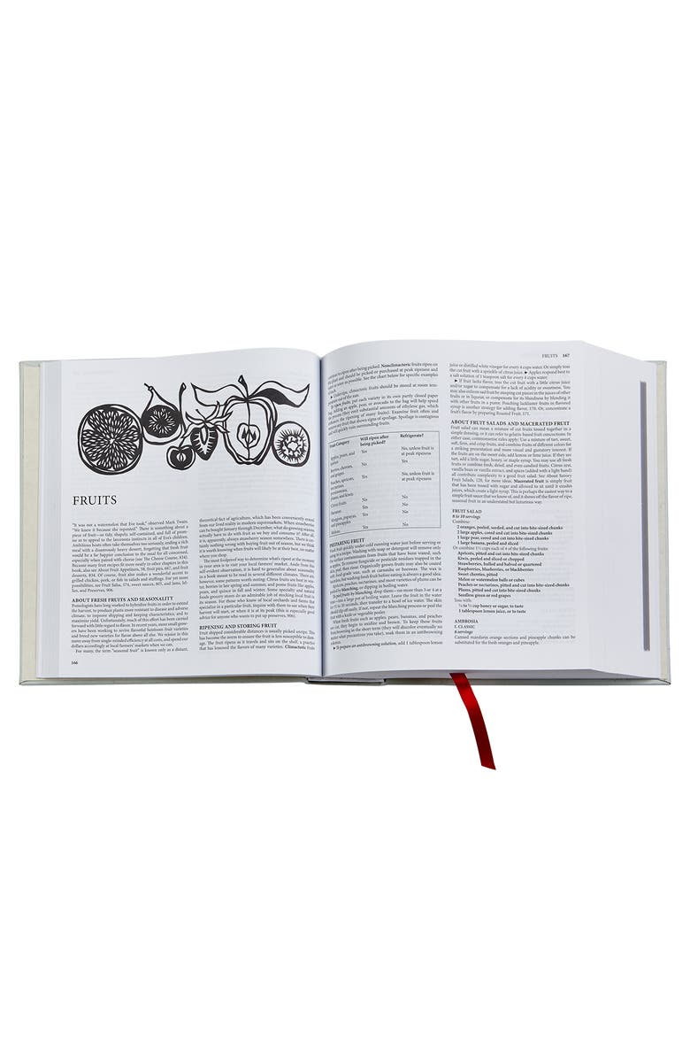 Graphic Image Joy of Cooking Leather Coffee Table Book, Alternate, color, Red