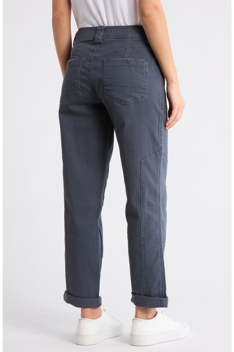 Tapered Side Panel Straight Leg Jeans, Alternate, color, ORION BLUE