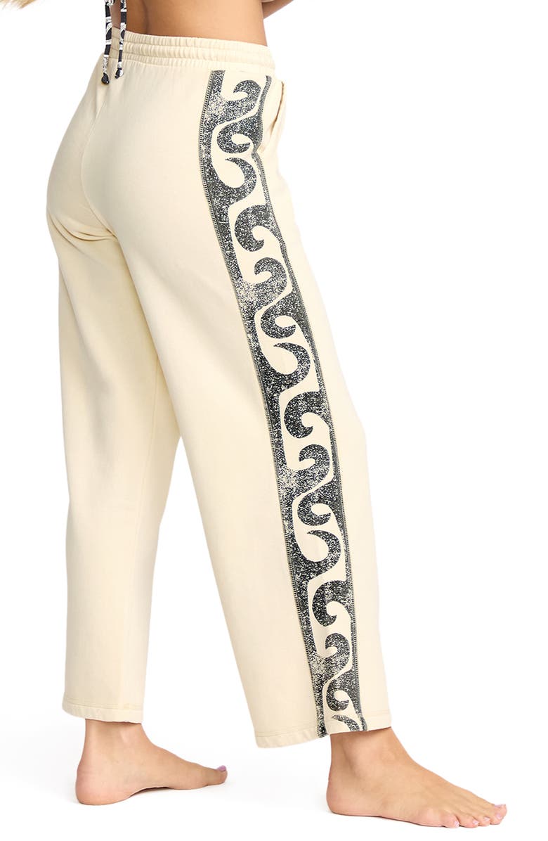 Billabong Sun Wave Cotton Blend Sweatpants, Alternate, color, White Cap