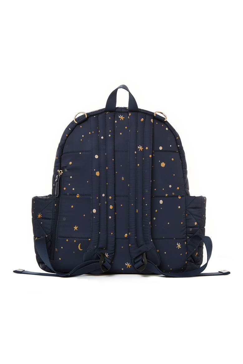 Companion Quilted Water Resistant Nylon Diaper Backpack, Alternate, color, MIDNIGHT