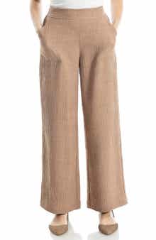 MAX STUDIO Textured Woven Wide Leg Pants