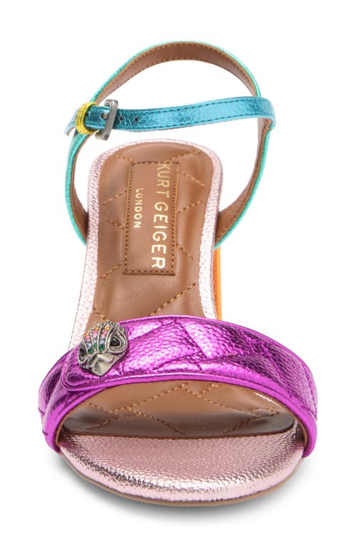 Kurt Geiger London Kensington Langley Colorblock Sandal In Multi