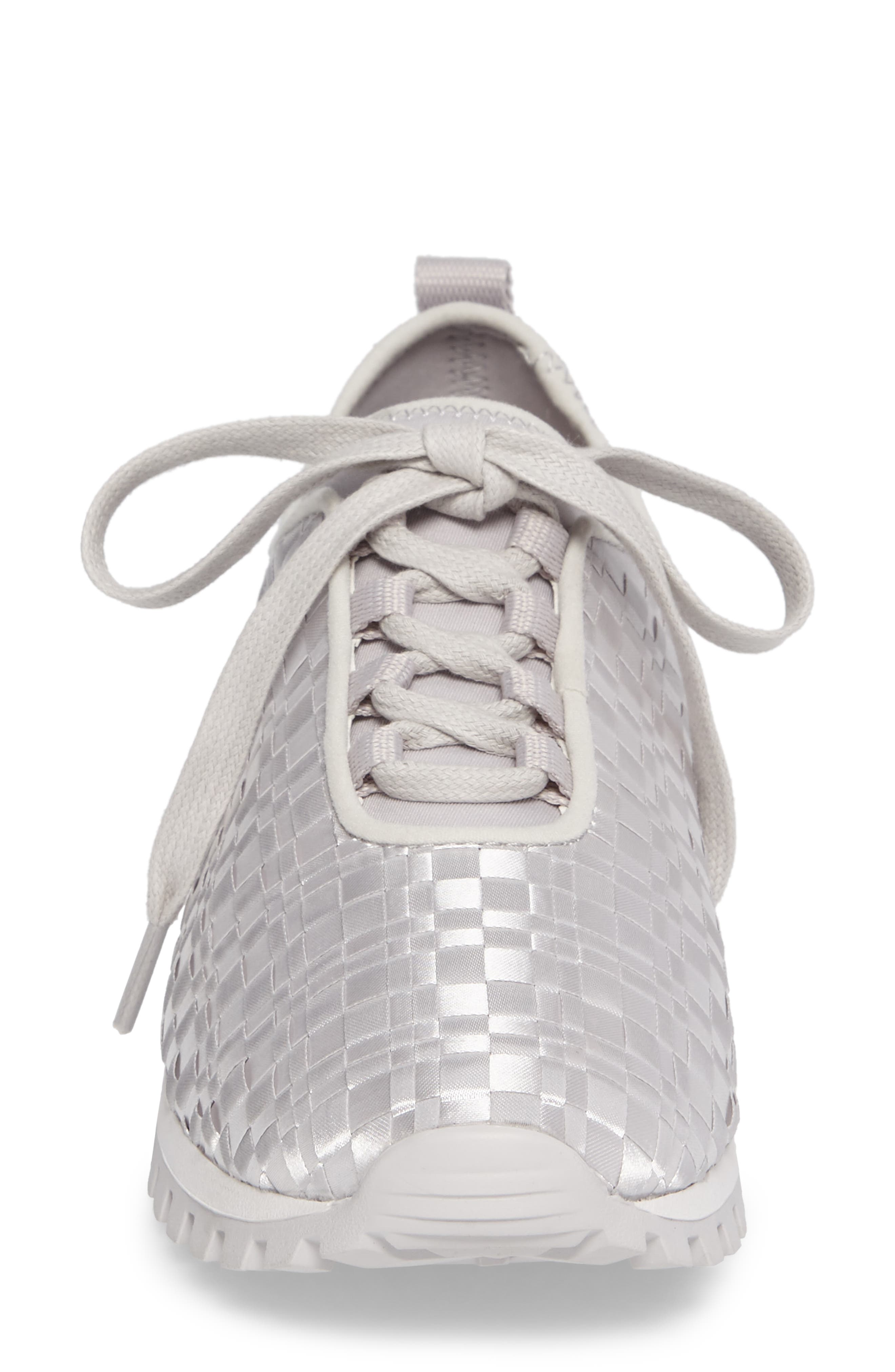 BCBG Lynn Sock Fit Woven Sneaker, Alternate, color, 
