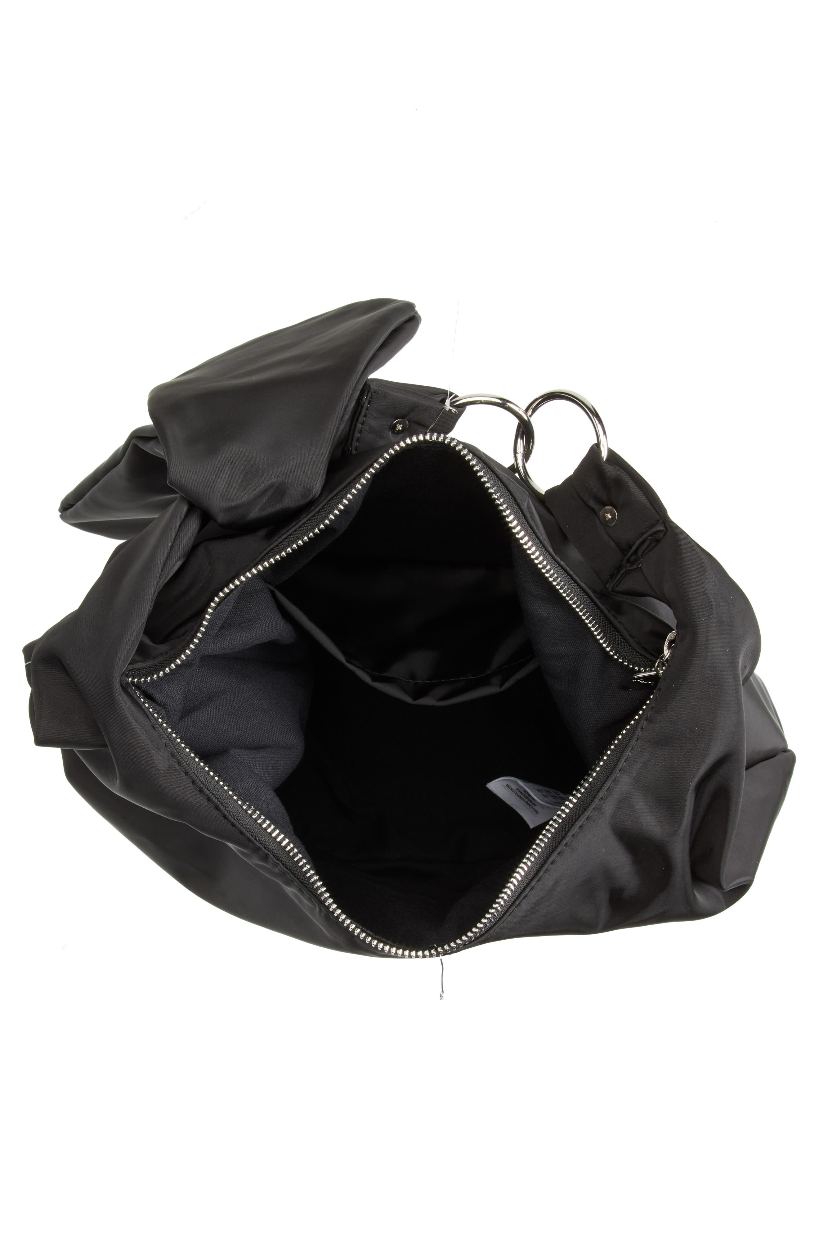 Gene Bow Hobo Bag, Alternate, color, BLACK