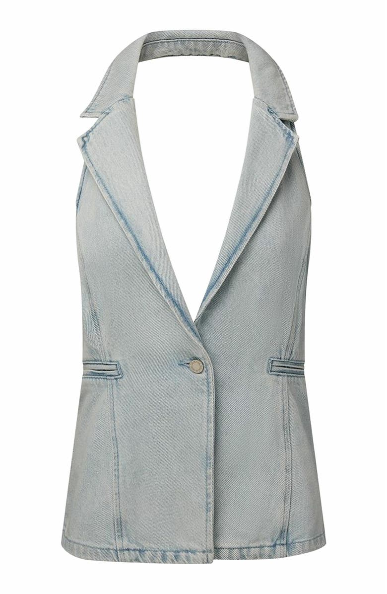 WeWoreWhat Denim Vest, Main, color, 