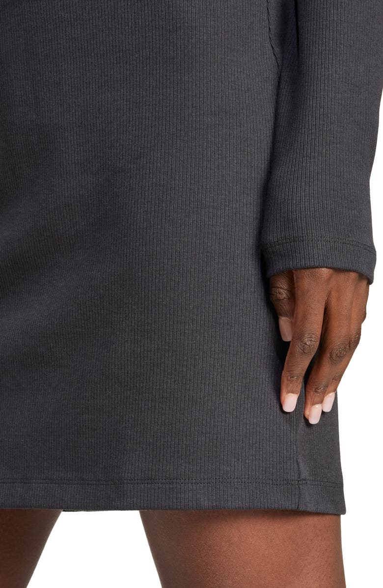 adidas Originals Essentials Long Sleeve Rib Dress, Alternate, color, 
