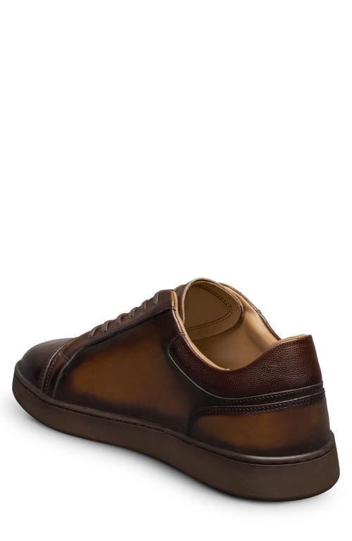 Allen Edmonds Chambers Croc Embossed Cap Toe Sneaker In Green