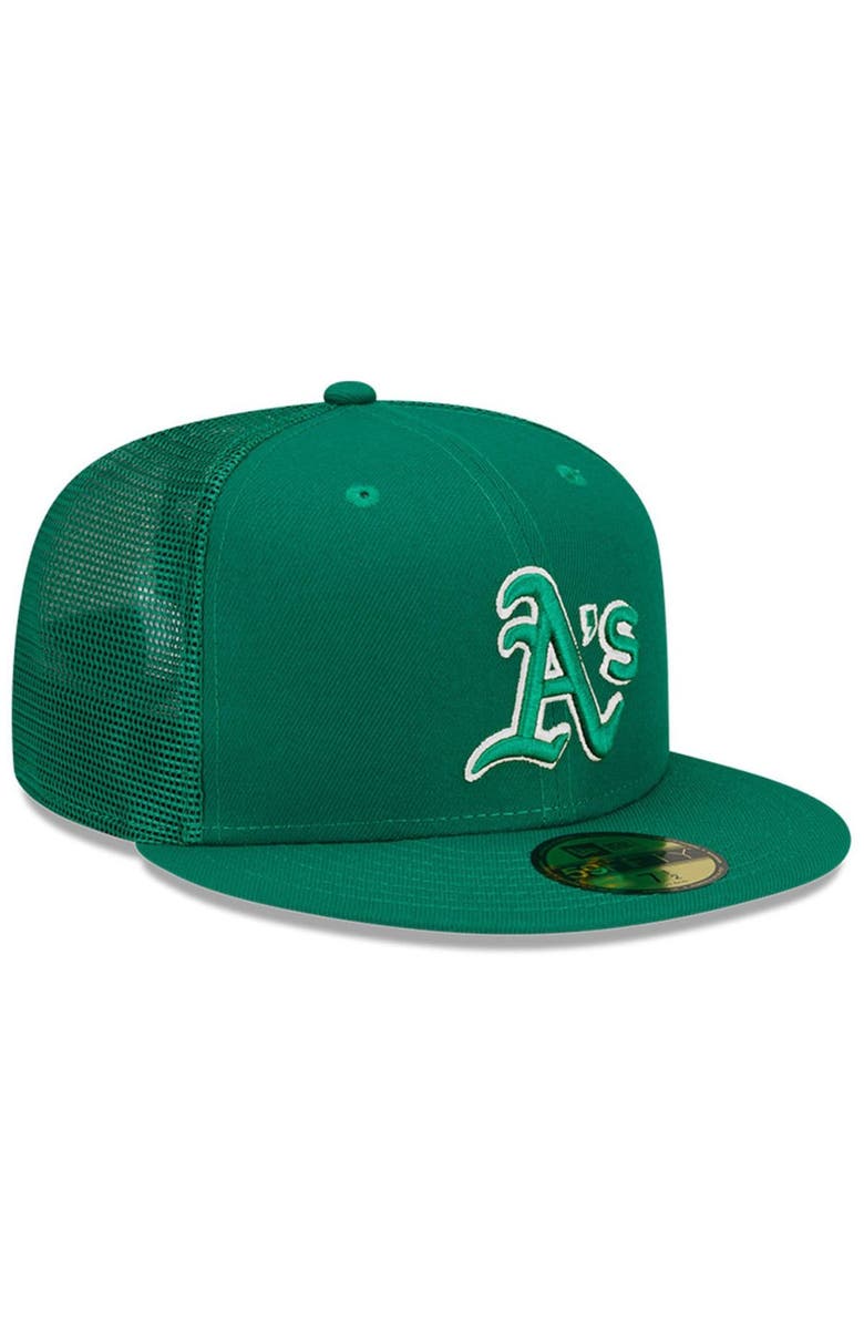 New Era Men's New Era Green Oakland Athletics 2022 St. Patrick's Day 59FIFTY Fitted Hat, Alternate, color, 