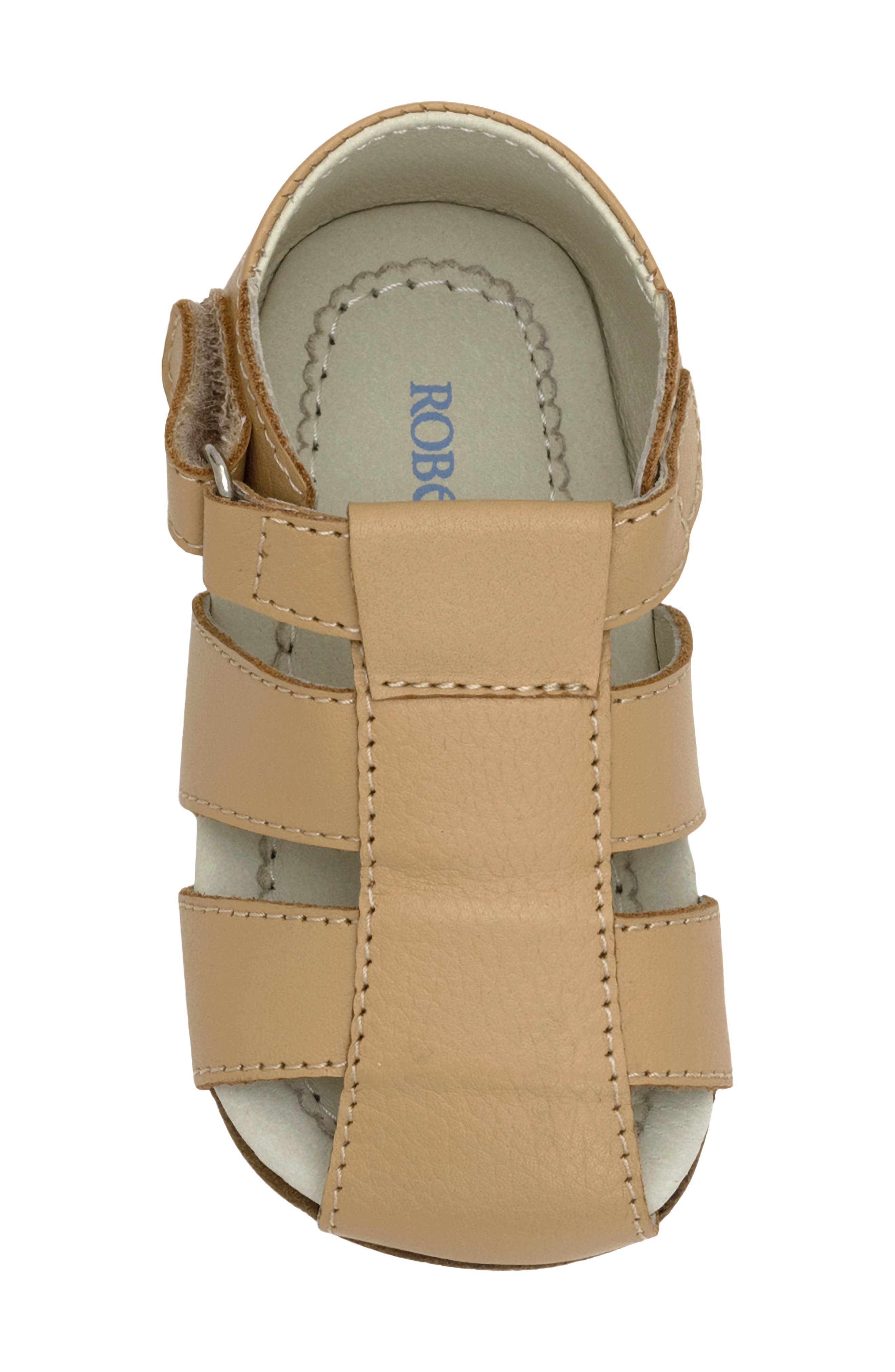 Robeez<sup>®</sup> Kids' Matthew Fisherman Sandal, Alternate, color, Tan