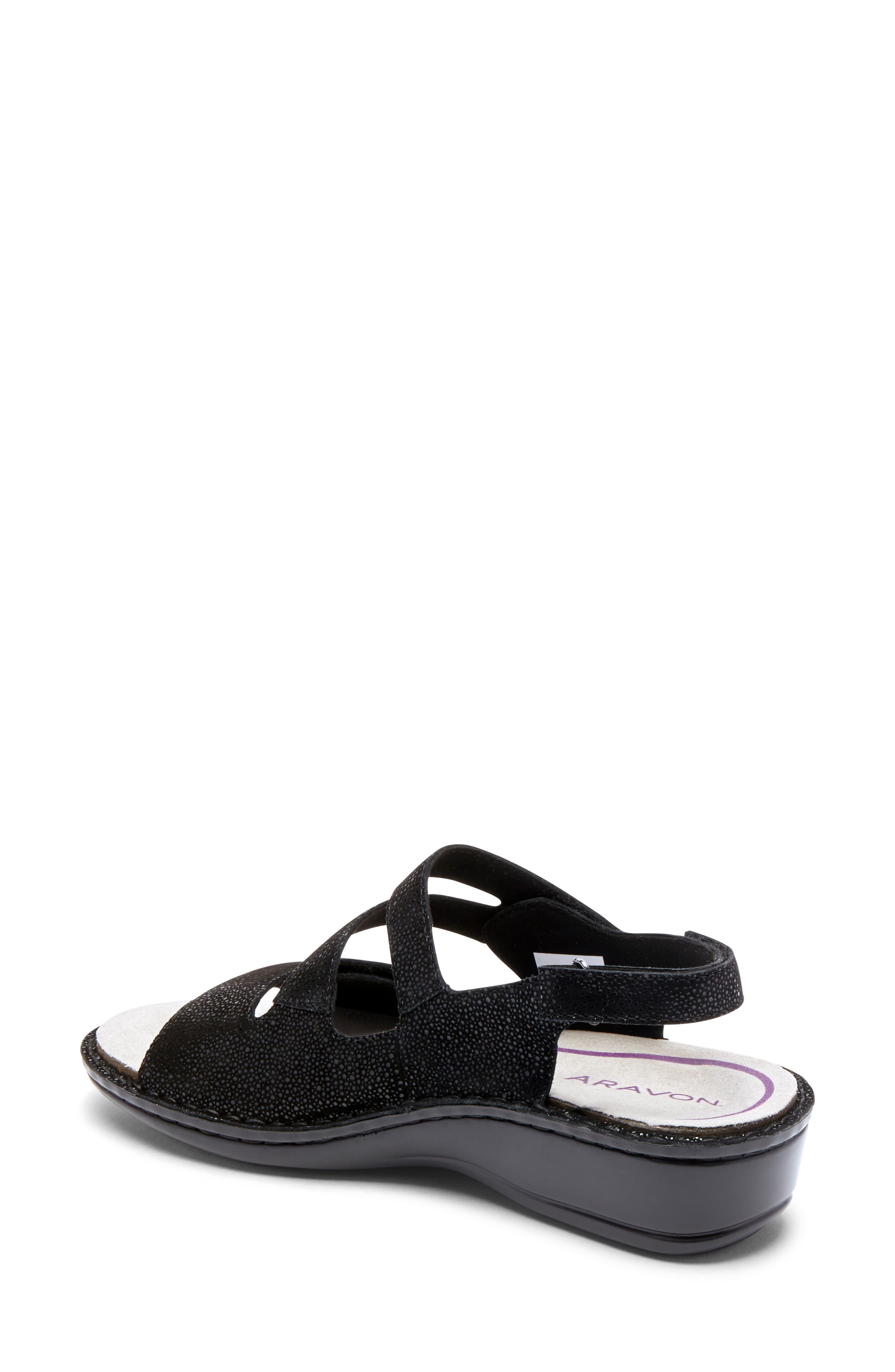 Aravon Cambridge Slingback Sandal, Alternate, color, 