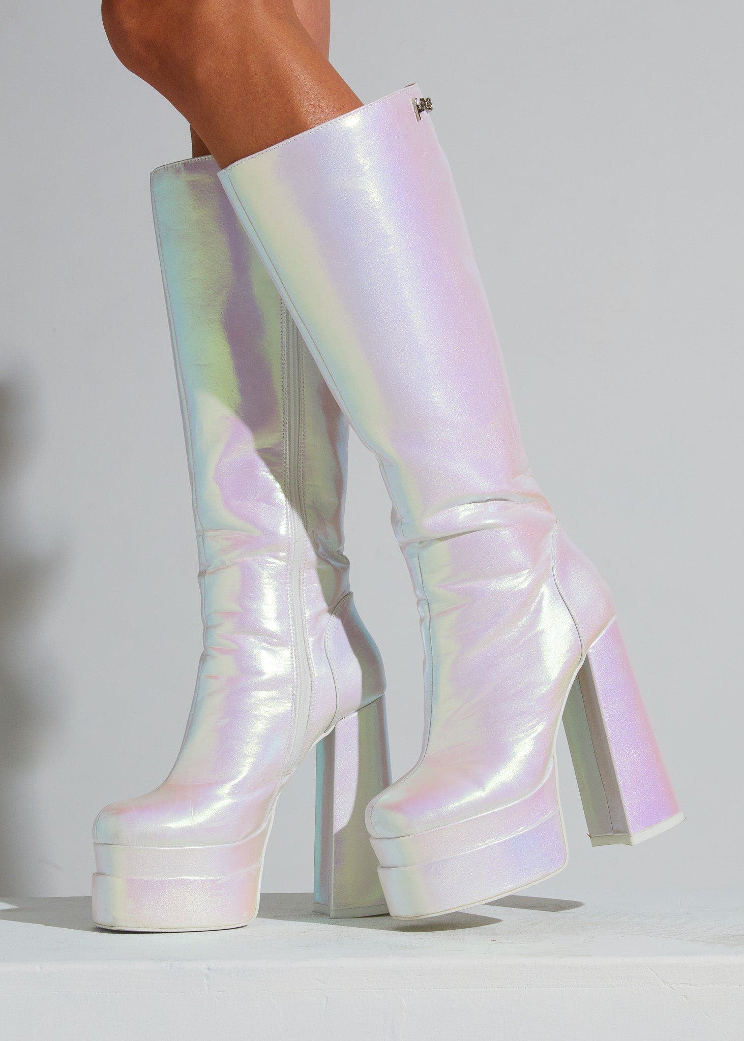 SPARKL FELICITY BOOT, Alternate, color, White