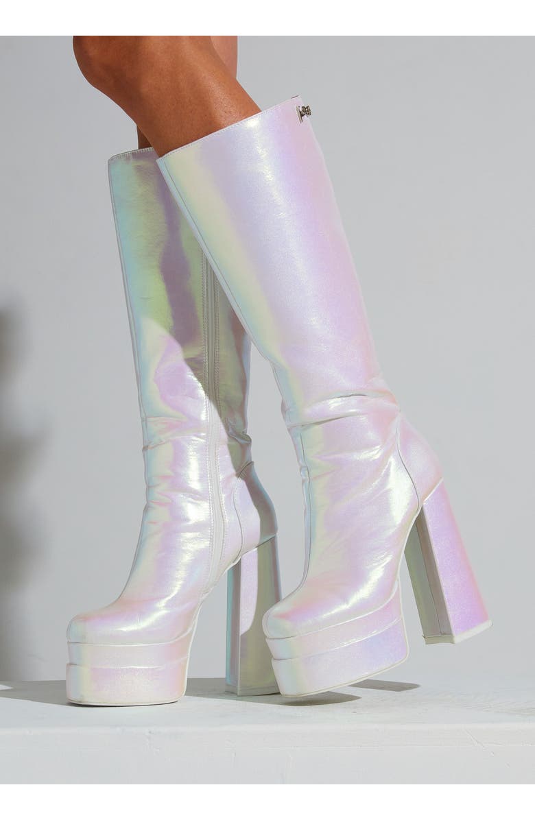 SPARKL FELICITY BOOT, Alternate, color, White