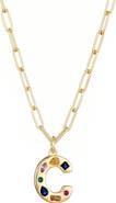 Adornia Initial Pendant Necklace