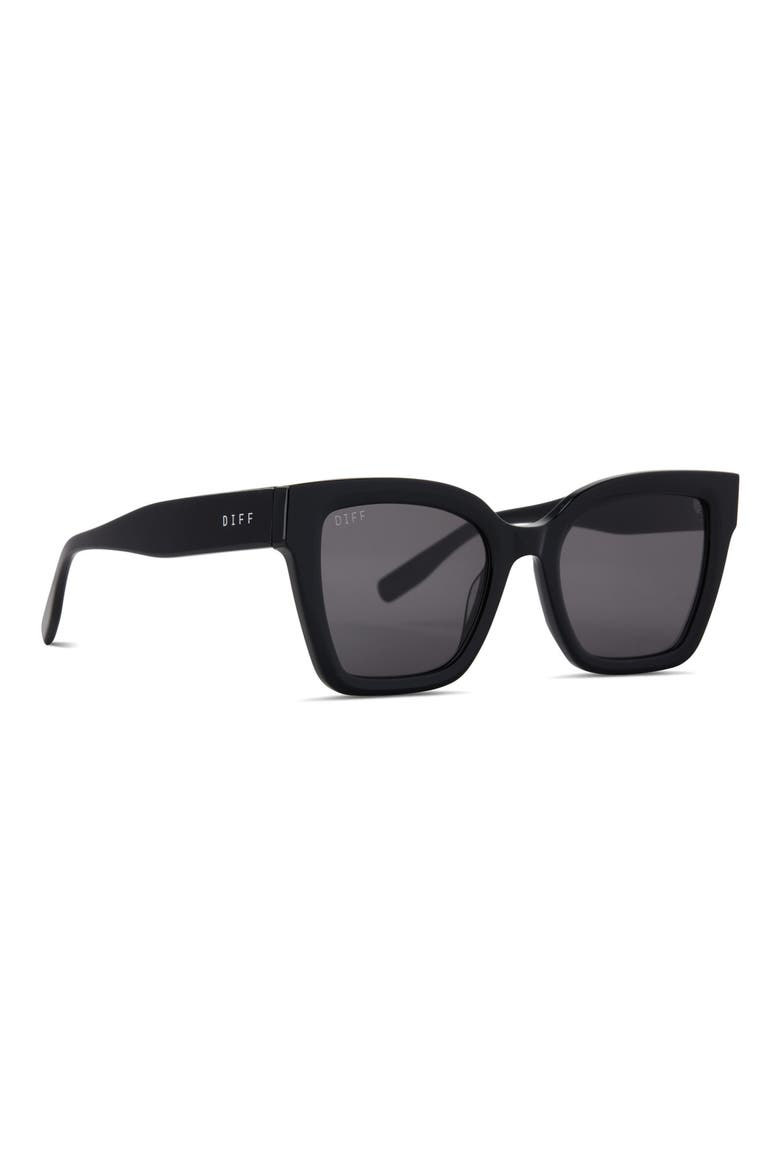Rhys 51mm Polarized Rectangular Sunglasses, Alternate, color, GREY