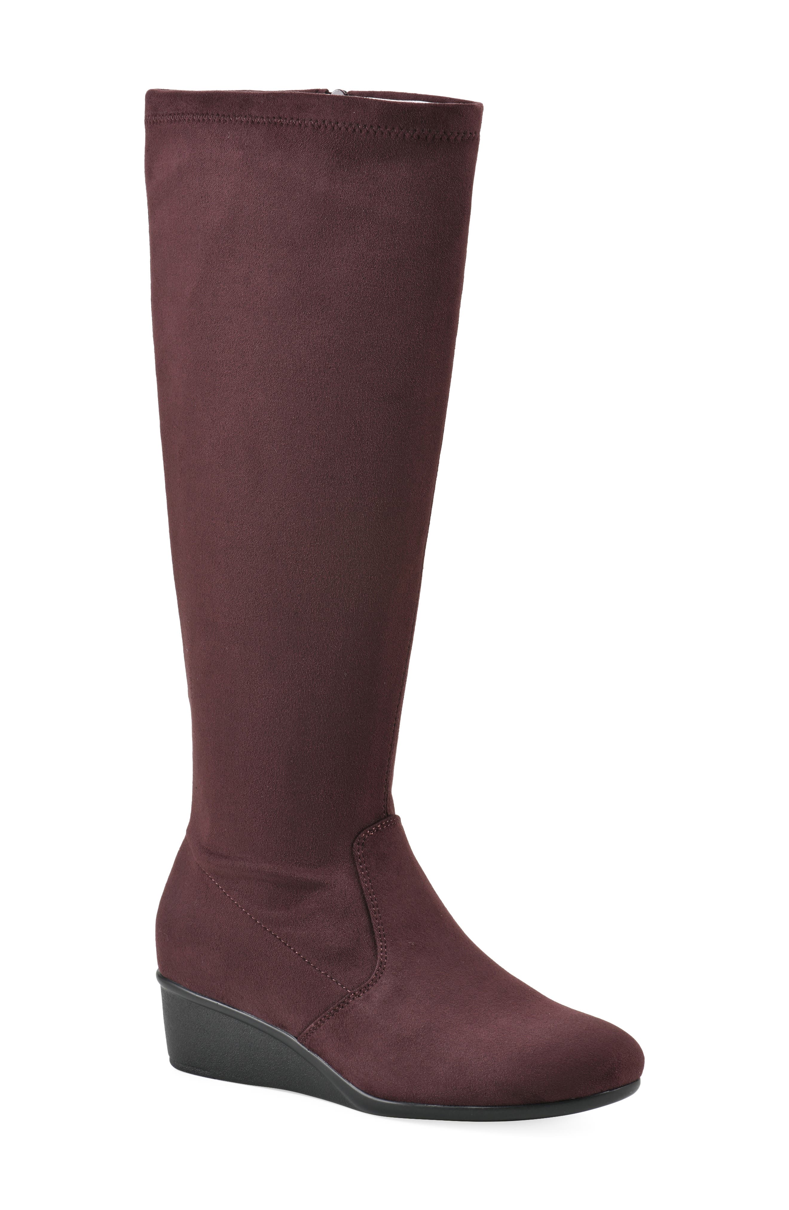 DK BURGUNDY/ FABRIC
