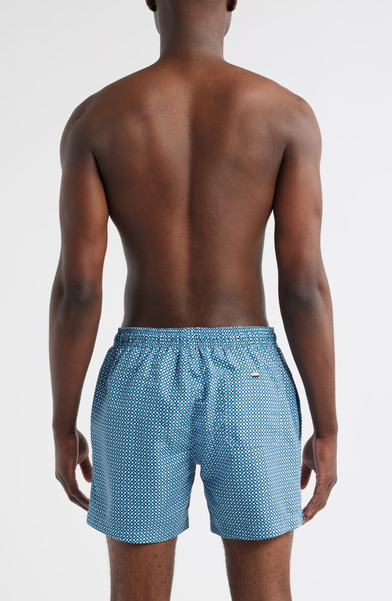 BOSS Vibe Swim Trunks, Alternate, color, Open Blue