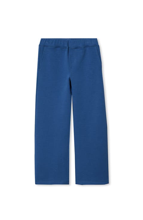 Girls Knit Wide Leg Pull On Pants