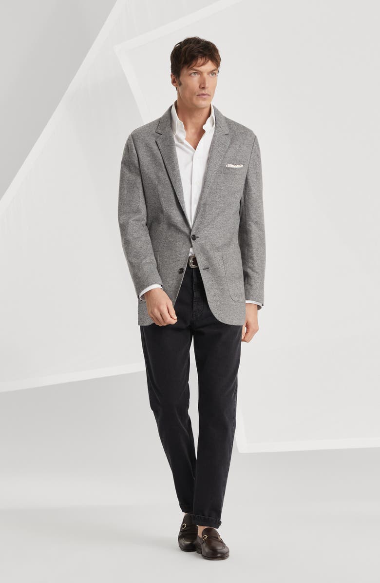 Brunello Cucinelli Cashmere jersey blazer, Alternate, color,
