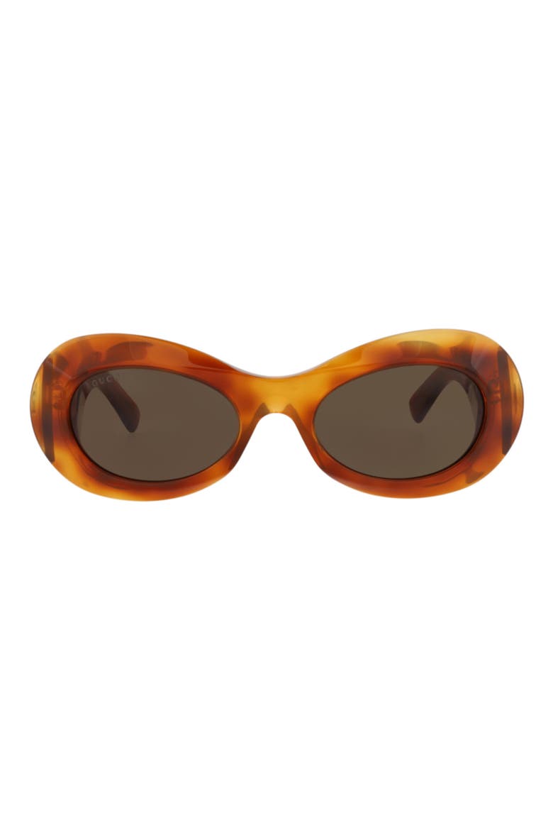 51mm Oval Sunglasses, Main, color, HAVANA HAVANA BROWN