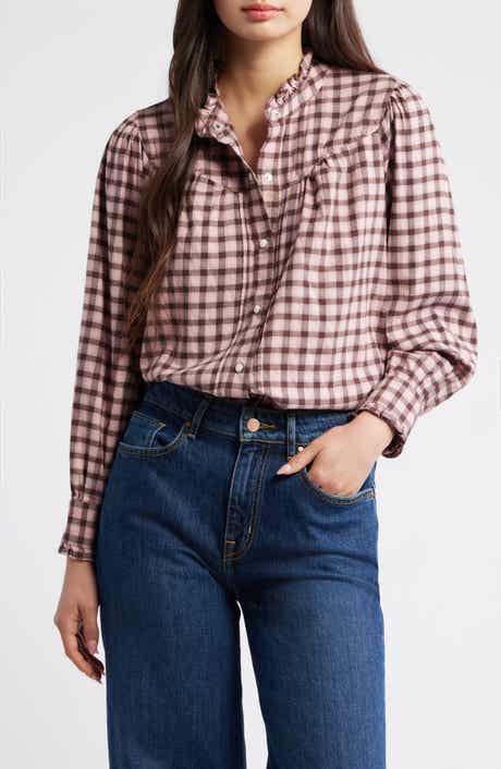 Rails Alanna Gingham Long Sleeve Shirt