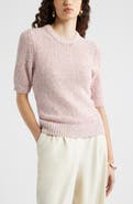 Nordstrom Elbow Sleeve Linen & Cotton Blend Sweater