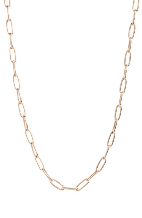 Paperclip Chain Necklace