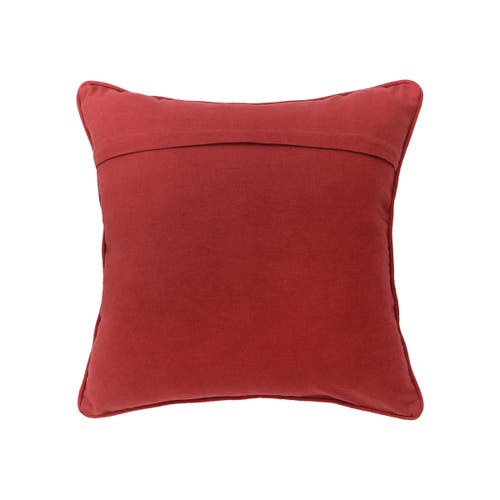 C & F Home C&f Home Woodland Santa Printed & Embellished Christmas Throw Pillow, 18" X 18" In Gray
