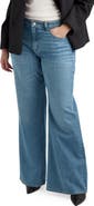 MANGO Mid Rise Flare Jeans