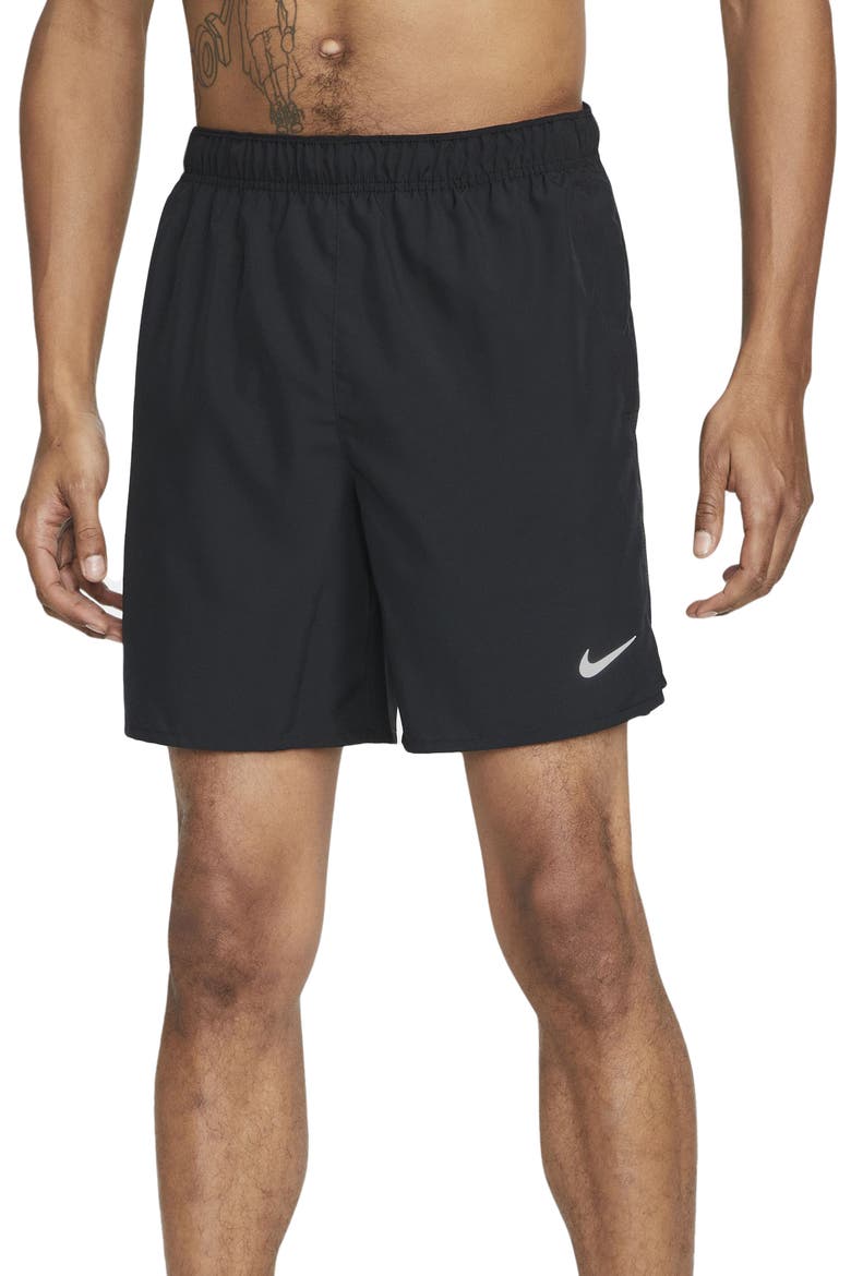 Dri-FIT Challenger Unlined Athletic Shorts, Main, color, BLACK/ BLACK/ BLACK